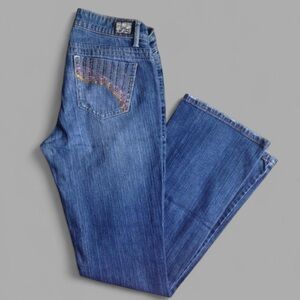 Ecko Red Vintage Vtg Blue Bootcut Flare Jeans